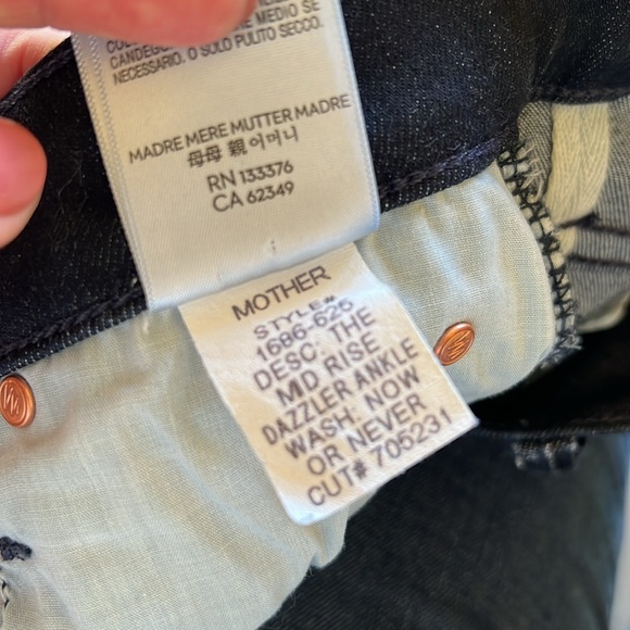 Mother mid high rise Dazzler ankle Now or Never 26 - Picture 14 of 15